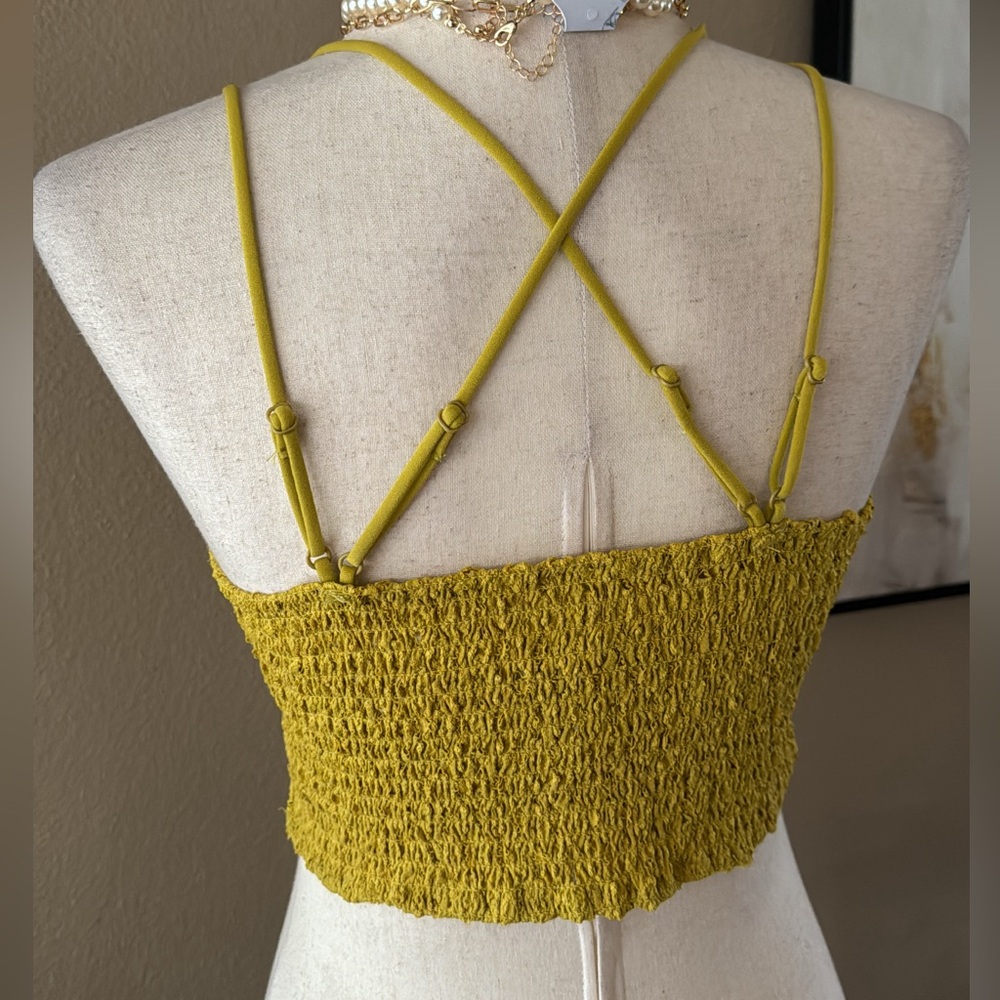 Lace embroidered bralette crop top - Picture 5 of 7